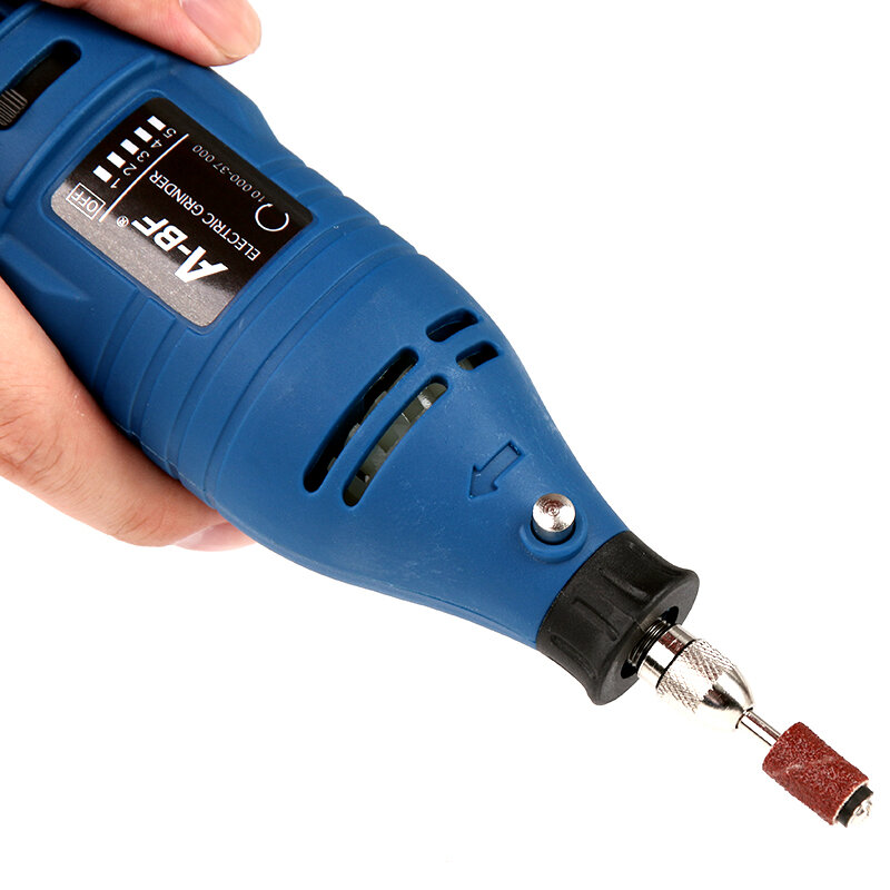 A-BF broca elétrica dremel gravura mini máquina de polimento broca ferramenta rotativa velocidade variável com 161 pçs ferramentas elétricas accessorie