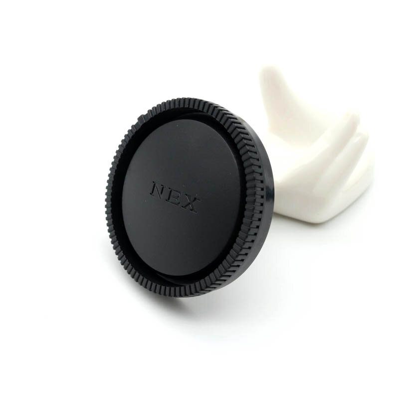 Hintere Linsen kappen mit "nex"-Logo Kunststoff schwarz für Sony E/Fe-Mount-Objektiv