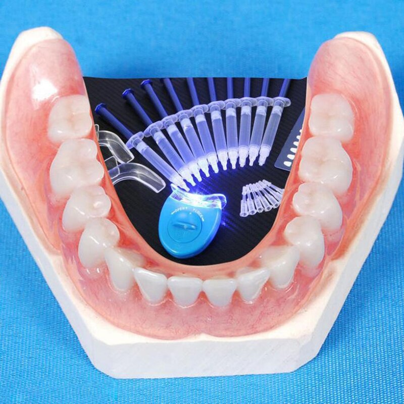 10 pçs/set Dentista Clareamento Dos Dentes 44% Peróxido Dental Sistema de Branqueamento Kit Gel Clareador de Dente Dental Oral Ferramentas