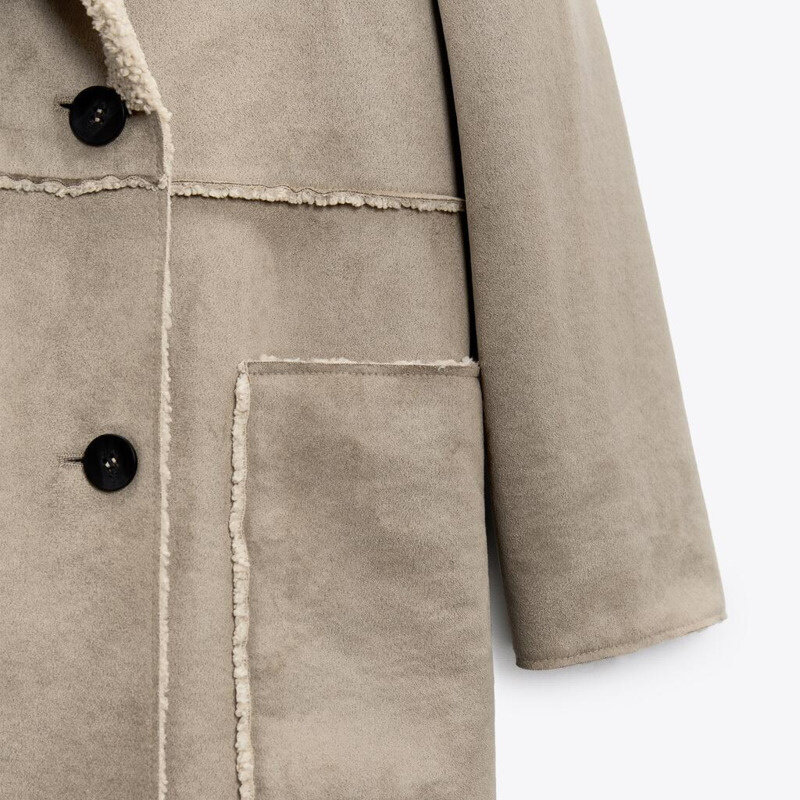 2022 nuovo cappotto di pelliccia di agnello invernale donna nuovo caldo scamosciato manica lunga Parka Cashmere giacca in ecopelle spessa capispalla