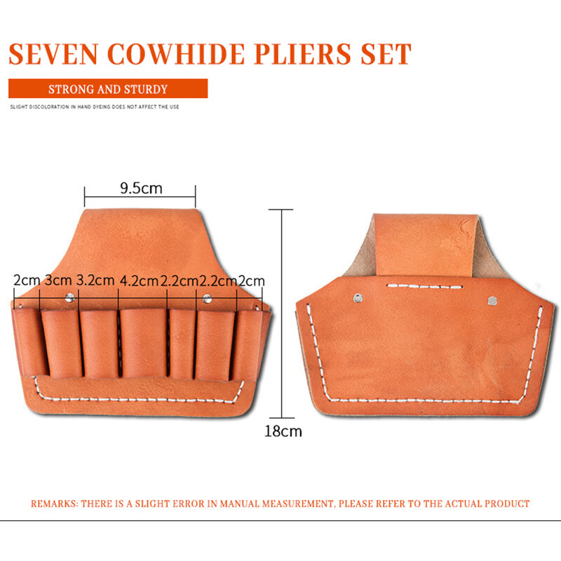 กระเป๋าเครื่องมือกระเป๋าหนังเอวกระเป๋าเครื่องมือขนาดเล็กสำหรับไขควง Plier Holder