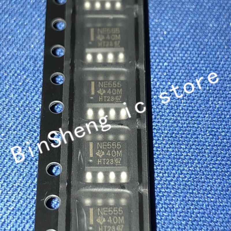 NE555 555 SOP8 Pengatur Waktu NE555D SMD SOP-8 SOP Chipset IC Baru dan Asli 10-20 Buah