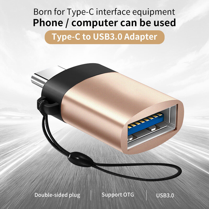 ANMONE Adapter USB C OTG szybki Adapter USB 3.0 do typu C dla MacbookPro Xiaomi Huawei Mini Adapter USB type-c OTG konwerter kablowy