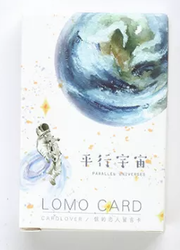 Бумажная ломо-карта happy universe 52 мм x 80 мм (1 упаковка)