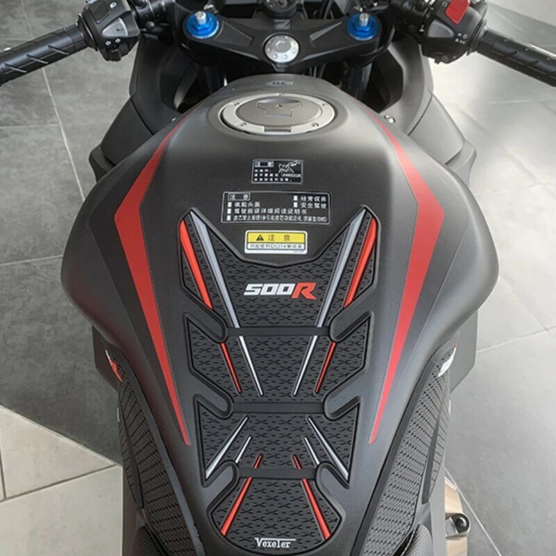 Dla Honda CBR500R 2019 2020 2021 motocykl antypoślizgowe naklejki na zbiornik Pad gazu uchwyt kolanowy trakcji ochraniacz boczny naklejki