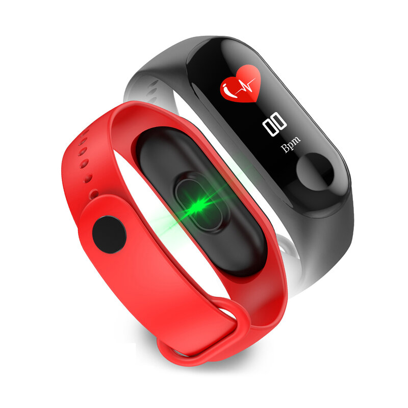 FXM-Bracelet de sport intelligent pour hommes et femmes, fréquence cardiaque, surveillance du sommeil, compteur de pas, montre étanche, lien Bluetooth