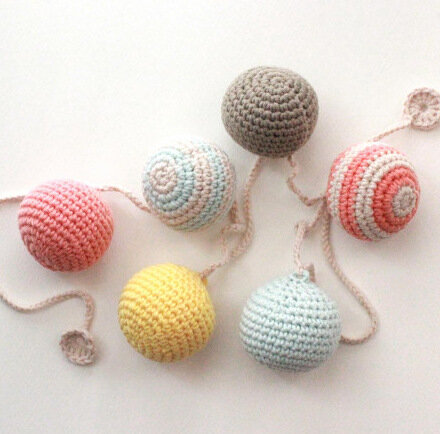 INS-bola de algodón hecha a mano para decoración de pared, Bola de punto, accesorios de fotografía, decoración de habitación de niña, adornos de bola de piel
