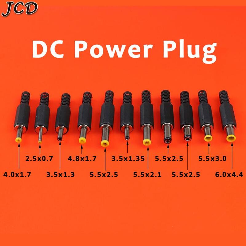 JCD 1Pcs 2.5*0.7 3.5*1.3มม.4.0*1.7มม.* 4.8มม.1.7*5.5 2.1มม.5.5*3.0มม.5.5มม.X 2.5มม.ชายแจ็ค DC ปลั๊กอะแดปเตอร์ DC แจ็ค