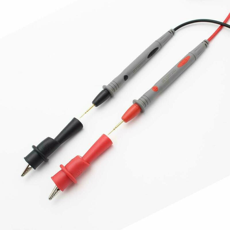 Cables de prueba de multímetro para Fluke Meter, sondas eléctricas de pinza de cocodrilo, 1000v, 20a