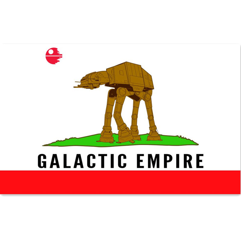 60x90cm/90x150cm/120x180cm galactic empire flag