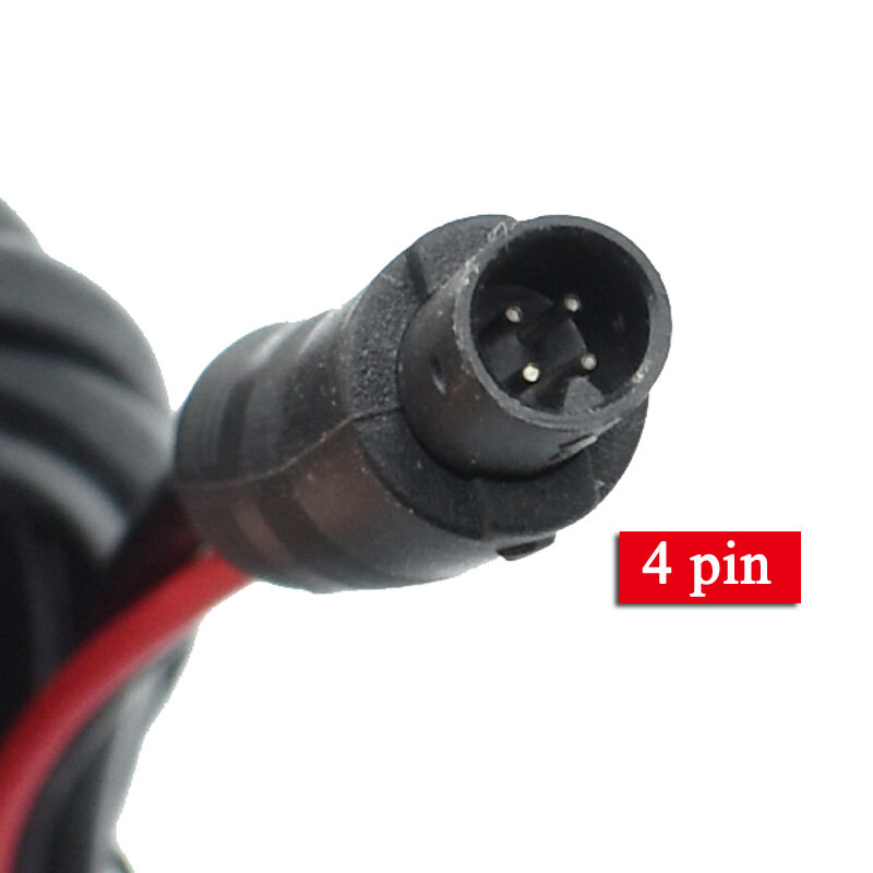 Kabel Kamera DVR Mobil 5 Pin 2.5Mm Port Jack 4pin Senar Ekstensi Video untuk Kamera Tampilan Belakang Kendaraan