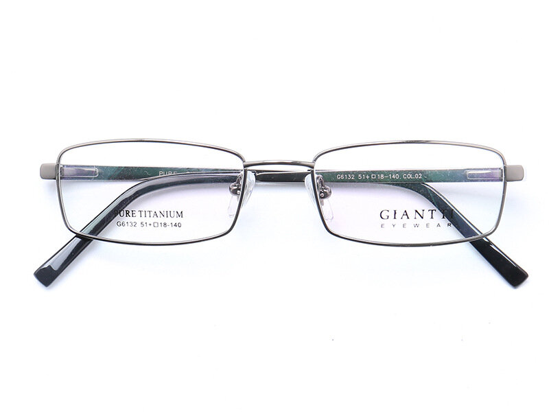 Wysokość liczba okulary ramka męska prosty biznes do małej twarzy okulary dla osób z krótkowzrocznością okulary czysty tytan okulary z pełnym obrzeżem okulary