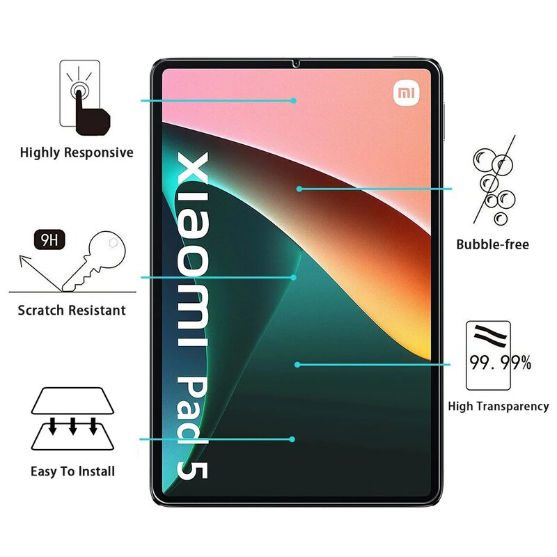 Tempered Glass For Xiaomi Pad 5 Pro MiPad 5 Mi Pad 5 Pro 11 inch Tablet Screen Protector Film 9H Glass for Pad5 / Pad 5Pro