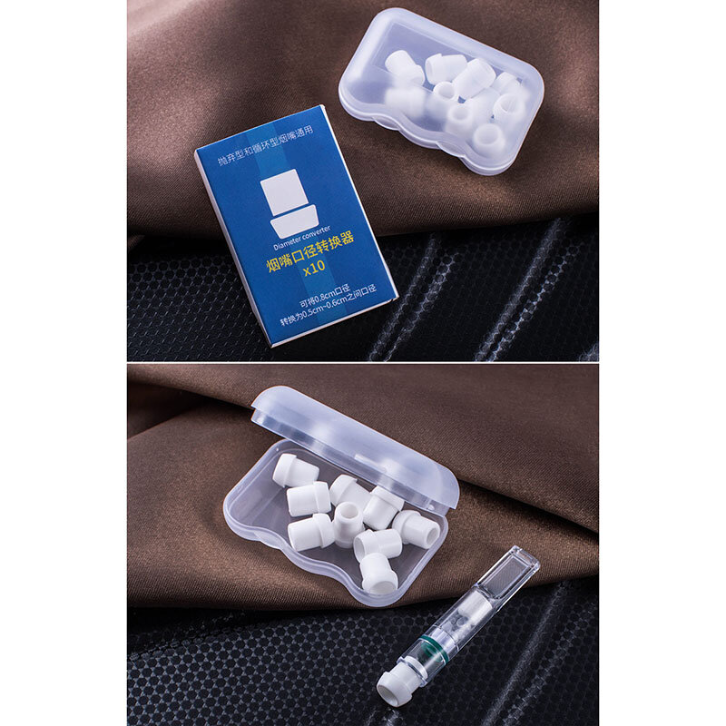 Panas 1 Set Filter Pemegang Merokok Adaptor untuk Wanita Rokok Tipis Pemegang Rokok Ramping Konverter Mengurangi Tar Pembersihan
