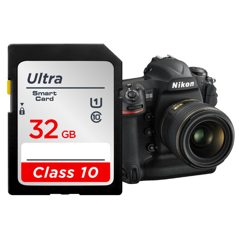 Ultra Original carte SD 16GB 32GB SDV10HC 64 GO 128 GO SDV10XC Class10 Carte Mémoire C10 FULL HD Vidéo USH-1 pour Appareil Photo