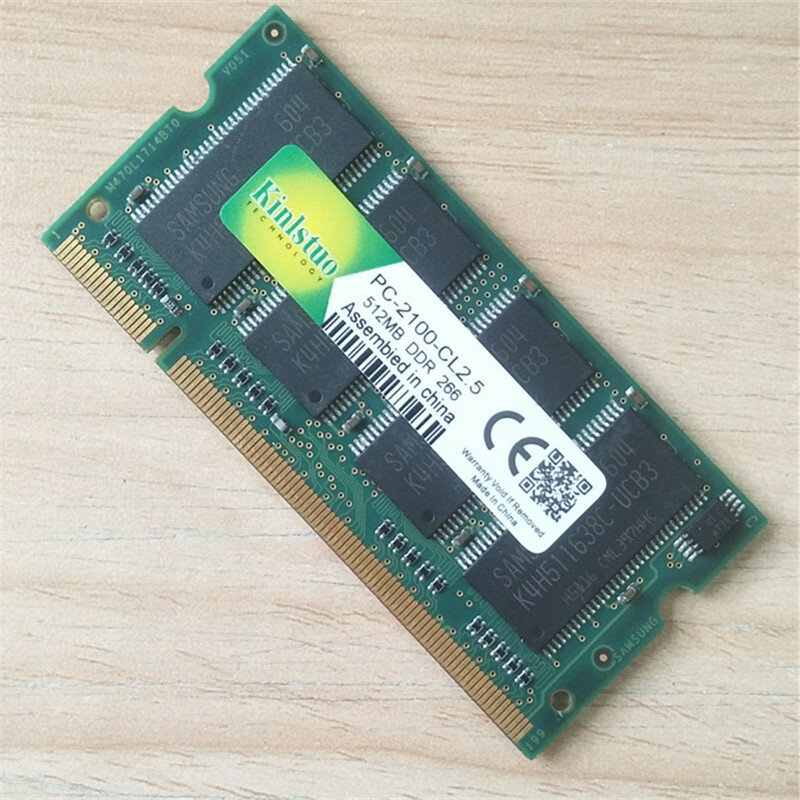 Memori Laptop DDR Baru Ram SO-DIMM DDR1 400/333 MHz PC3200/PC2700/PC2100 200Pin 512MB untuk Notebook Sodimm Memori Ram