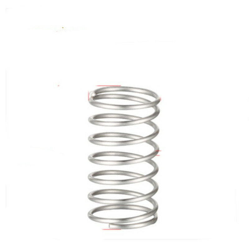 10pcs/lot 1.0mm Stainless Steel Compression spring OD  6mm 7mm 8mm 9mm 10mm12mm 13mm 14mm 15mm 16mm Y-Type Rotor Return Spring