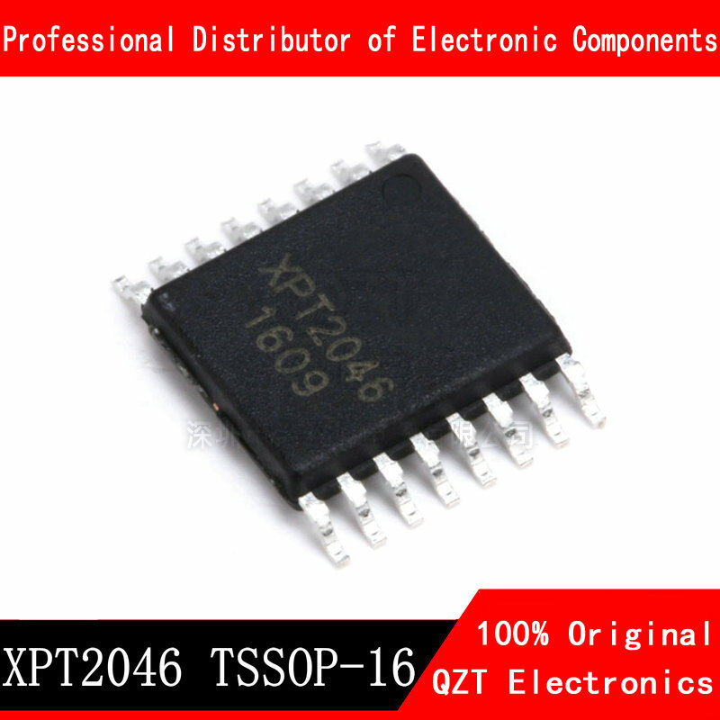 10 pçs/lote XPT2046 TSSOP-16 touch screen controle IC 2046 DIP novo original Em Estoque