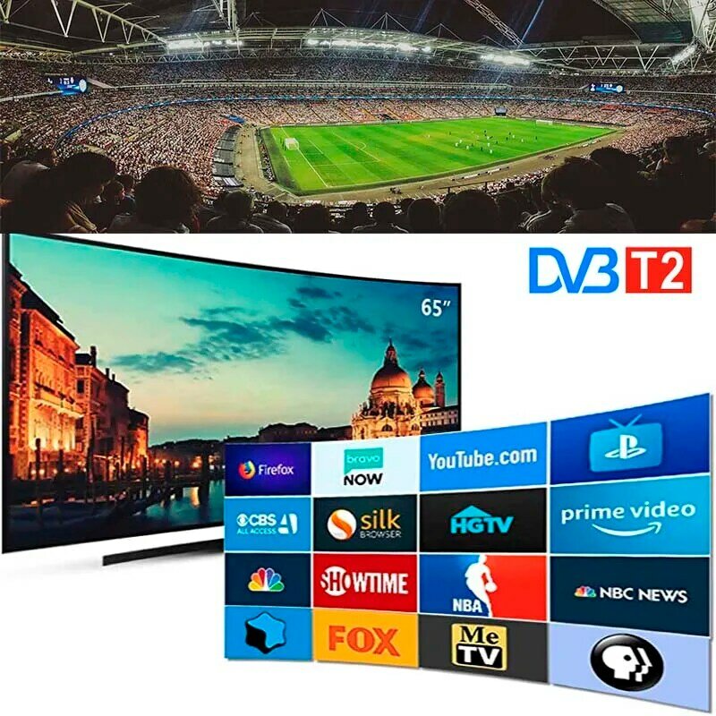 Outdoor Amplified Digitale High-Definition Tv Antenne Met High Gain Versterker 180 Mijl Lange Afstand Ondersteuning 4K 1080P Uhf VHFT2