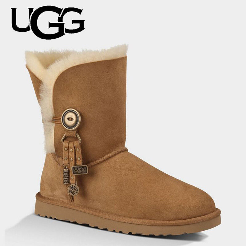Klasyczne buty Ugg Australia damskie futrzane ciepłe buty UGG 1005382 oryginalne damskie buty śniegowce Uggs