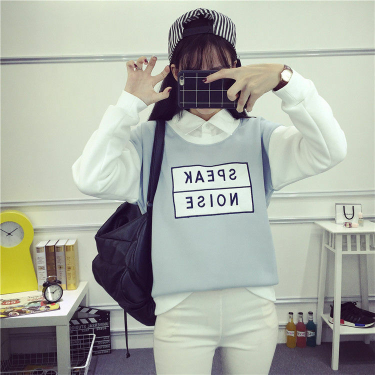 kawaii harajuku oversize hoodies winter clothes streetwear women korean style long sleeve clothes women Casual Pullovers tops