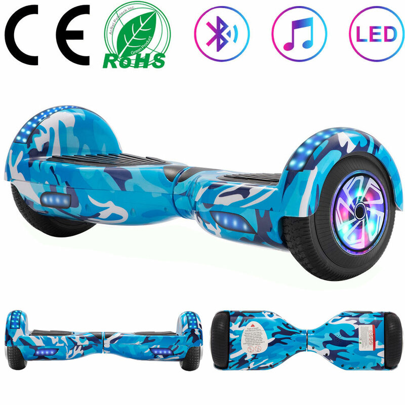 Ховерборд 6,5 дюйма Bluetooth динамик самобалансирующийся скутер светодиодный электрические скутеры двухколесный скейтборд умный баланс борд с...