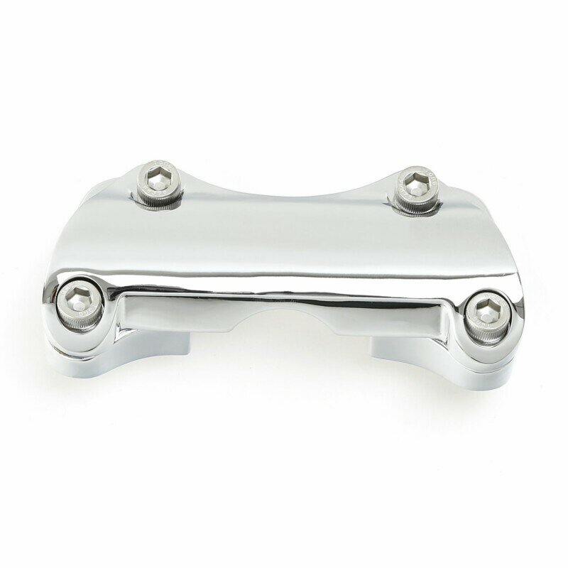 Motorcycle 1" Handlebar Risers Top Clamp For Harley Touring Road King Street Electra Glide 1988-2023 2020 2019 Aluminum