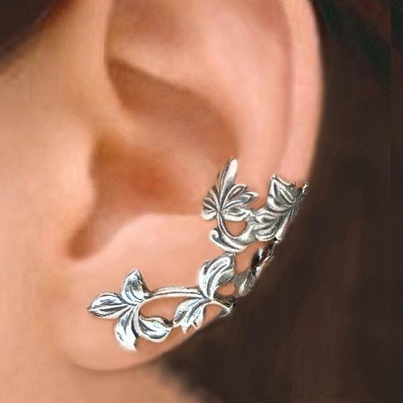 1 Pair 2021 New Fashion 925 Silver Stud Earrings for Women Punk Vintage Flower Wedding Earrings Sterling Silver Jewelry
