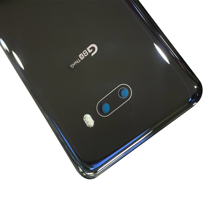 Cubierta trasera de la batería, carcasa del Panel de la puerta trasera para LG G8X V50S, cubierta de la batería con lente de cámara, piezas de repuesto para linterna