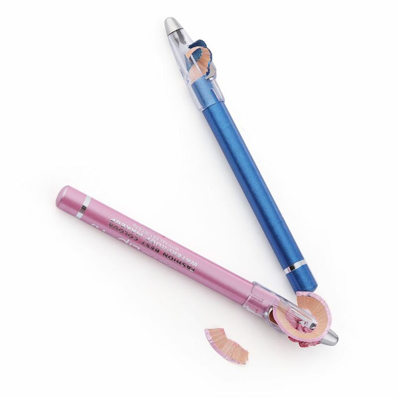 Lápis delineador impermeável com apontador Caneta de sombra, Pigmento Highlighter, Cosméticos de longa duração, Venda quente