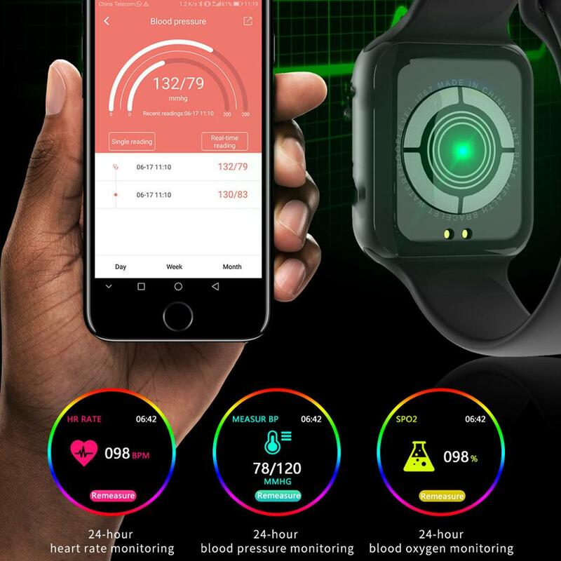 Smartwatch iwo 11 lite (낮은 버전) 시리즈 5 심장 박동 방수 스마트 시계 애플 아이폰 xiaomi pk t80 p70 p80 q9 b57