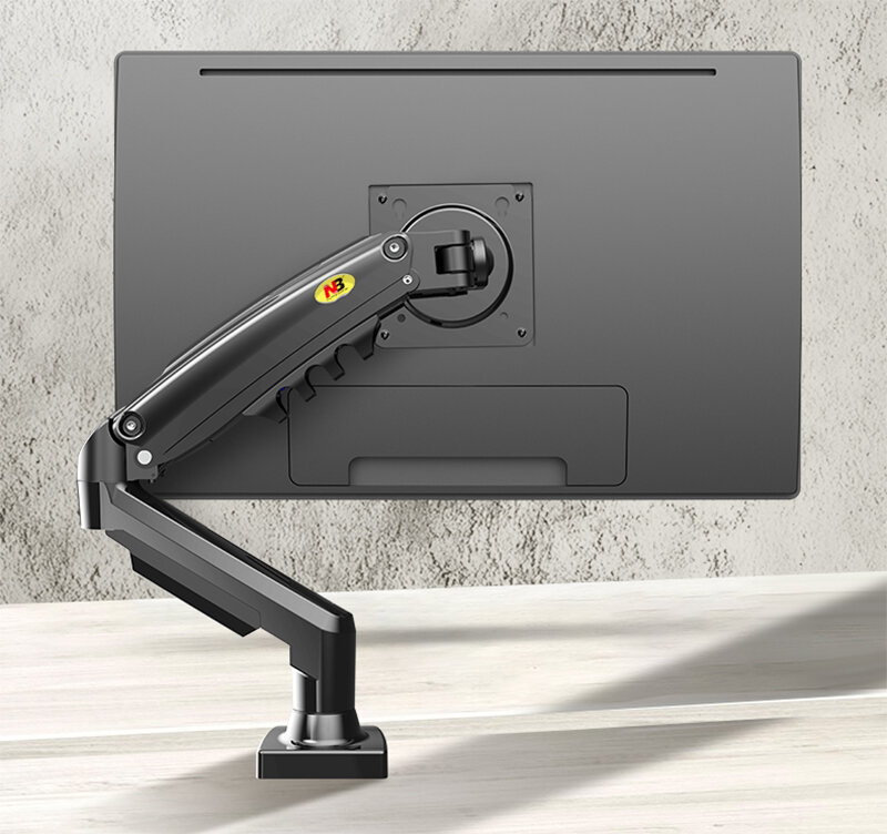 2021 nova nb f80 desktop mola de gás 17-30 "lcd led monitor suporte montagem braço cheio movimento display carrinho de carga 2-9 kgs