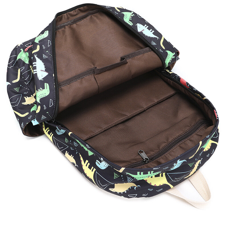 Atinfor marca oxford à prova dwaterproof água conjunto mochila para adolescentes com lancheira sacos de impressão animal estudante bolsa para portátil