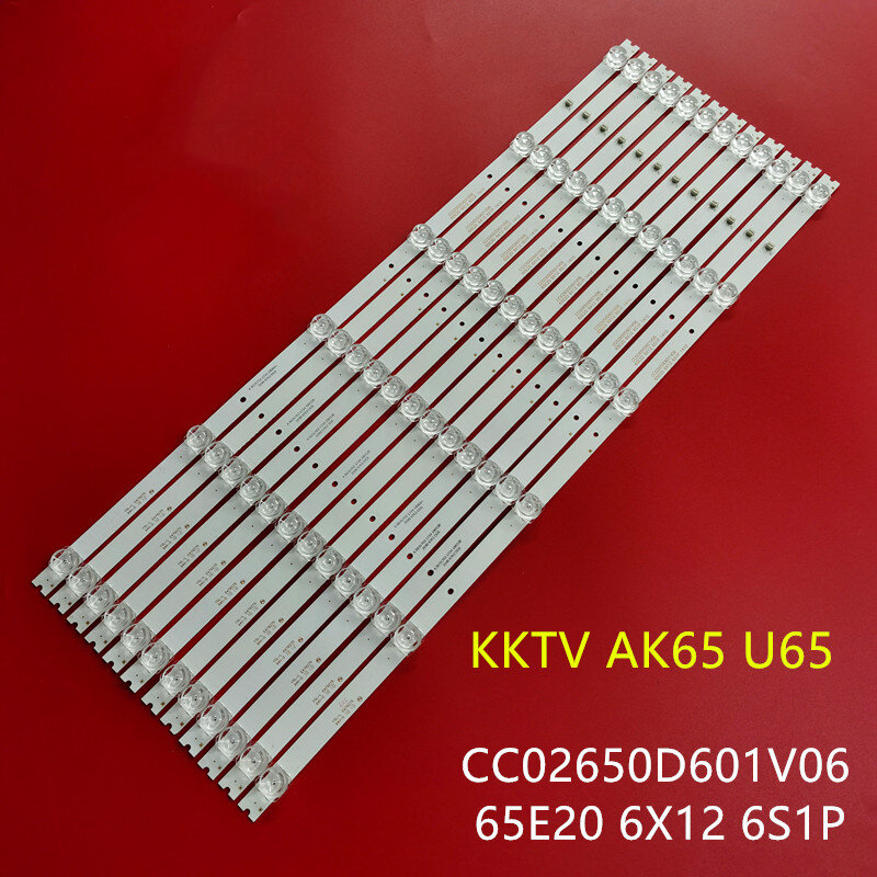 Светодиодный подсветка KKTV AK65 U65 le-8822a CC02650D601V06 65E20 6X12 6S1P