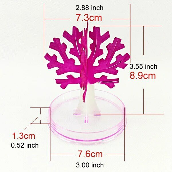 Cool ThumbsUp Magic Japanese Sakura Tree Toy Brand New Made in Japan Pink magicamente decorativo Growing Paper Trees Hot Baby Toys