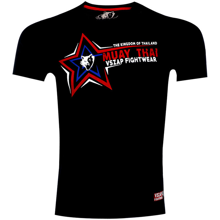 Vszap-maglietta sportiva Muay Thai da uomo, maglietta da corsa, palestra Fitness, magliette da allenamento MMA, abbigliamento sportivo Dry Fit, boxe Quick Dry