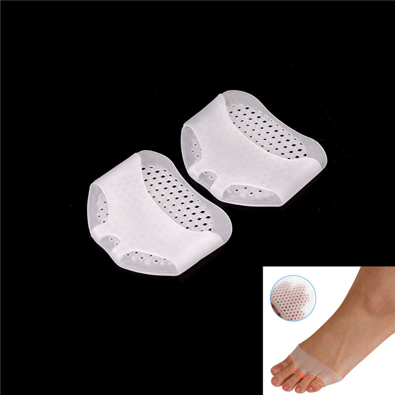Silicone Soft Pad High Heel Shock Anti Slip-resistant Metatarsal Foot Pad Forefoot Absorption Gel Toe Pads Feet Pain Health Care