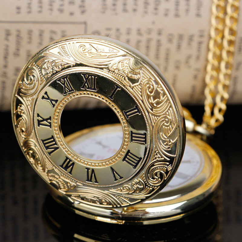 Collar de reloj de cuarzo Vintage para hombre, colgante de bolsillo, informal, regalos Unisex, envío directo, novedad
