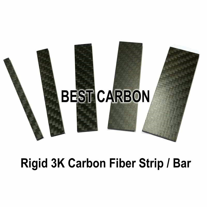 O envio gratuito de 80mm comprimento 3k barra tira fibra carbono, barra rígida, alta resistência, 1mm, 2mm, 2.5mm espessamento