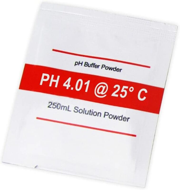 Solución de calibración para medidor de PH, punto de medición de polvo, 4,01, 7,00, 10,01, lote de 3 unidades