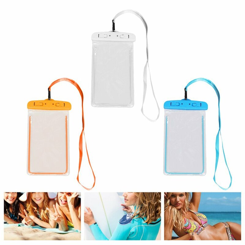 OUTAD 防水ドキュメントケース屋外旅行水泳パッケージ電話袋密封された発光ナイト防水バッグケースアクセサリー
