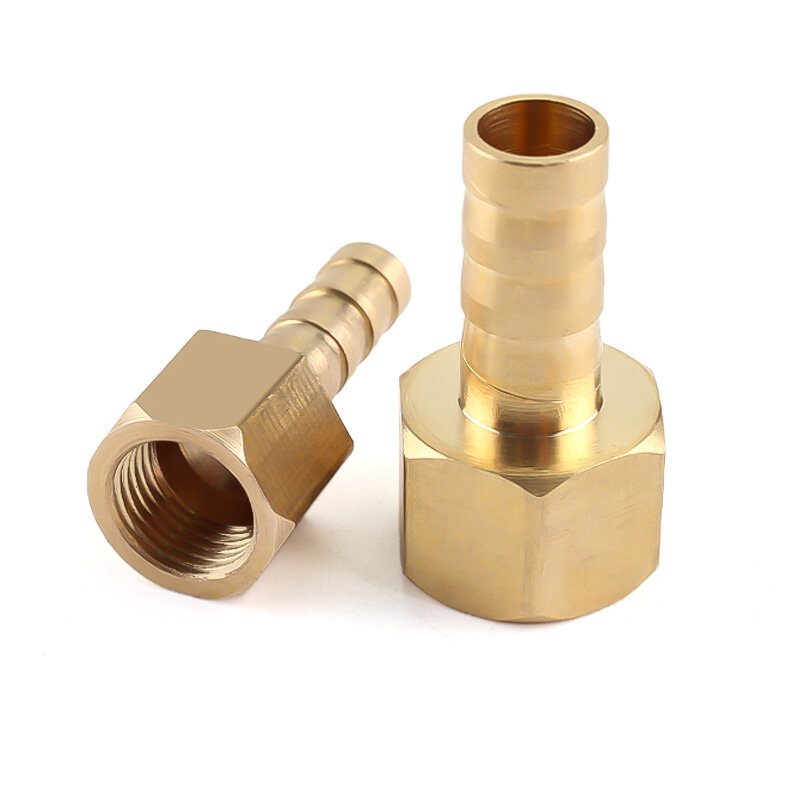 Pagoda connector 6 8 10 12 14mm hose barb connector, hose tail thread 1/8 1/4 3/8 1/2 inch thread (PT)brass water pipe fittings