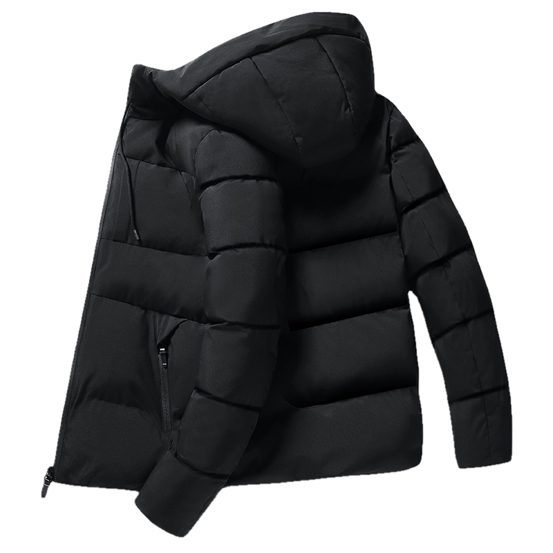 남성 가을 겨울 파카 재킷 2021 트렌드 캐주얼 코트 남성 후드 두꺼운 따뜻한 루즈핏 한국 스트리트웨어 재킷 파카 남성