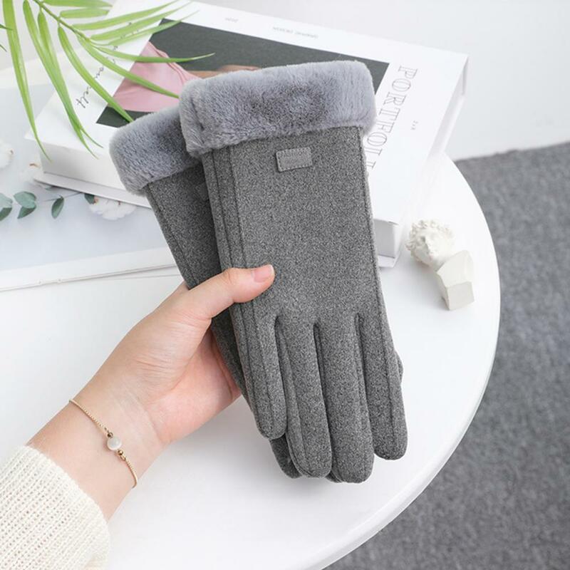 Cold Resistant Wide Application Fall Winter Women Simple Gloves for Outdoor