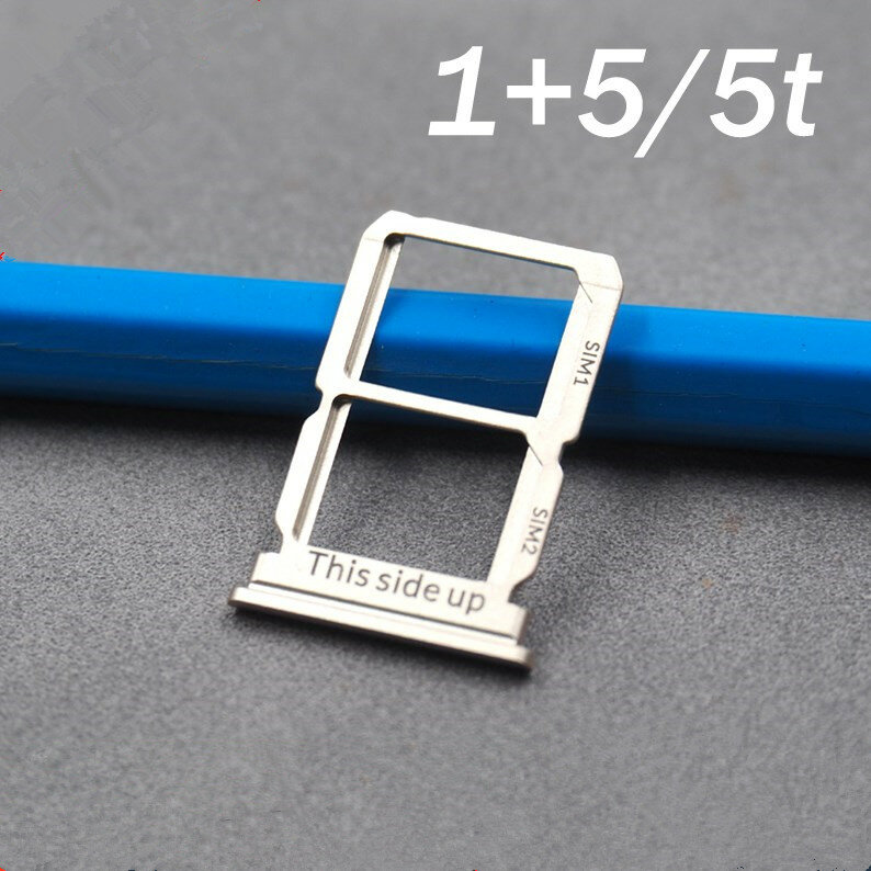 Oneplus5T Sim Cards Adapters For Oneplus 5 5T One Plus 5 Matte Glossy Tray Socket Slot Holder Chip Drawer Repair Housing Parts