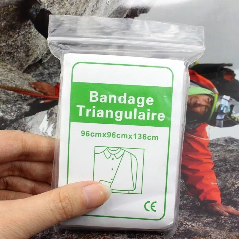 Первая помощь Нетканая треугольная бандажная упаковка фиксированная марля