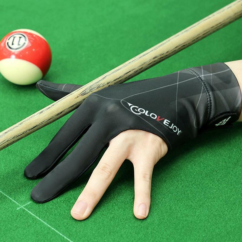 Billard Snooker Sport handschuhe hochela tische Unisex Cue Shooter Sport handschuhe linke/rechte Hand 3 Finger Pool handschuhe
