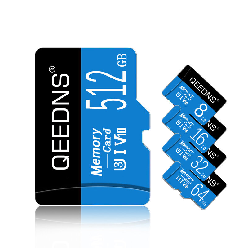 Kartu memori SD 256GB Class10, kartu sd mikro TF kecepatan tinggi 16GB 32GB 64GB 128GB 256GB 512GB untuk ponsel