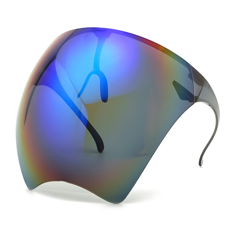 Visera de protección ocular colorida, máscara envolvente, gafas de sol, Protector de media cara, máscaras antipulverización, 2023