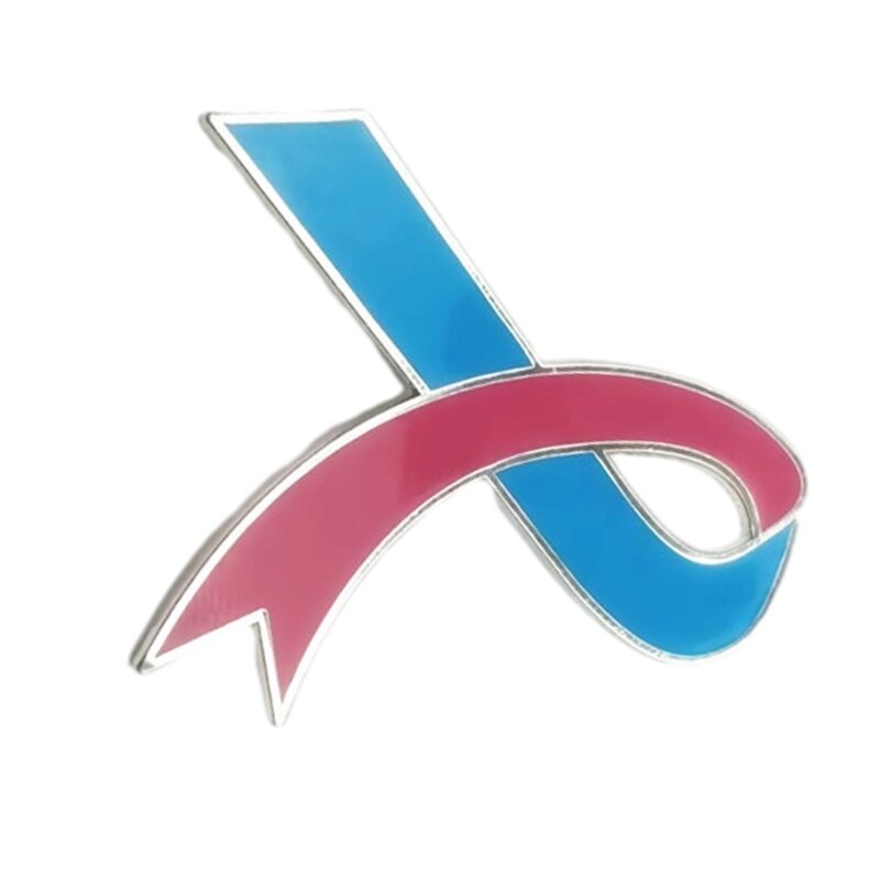 Nadzieja Wstążka Broszka Przypinki Różowa wstążka Przypinki Świadomość raka piersi Przypinki do klapy